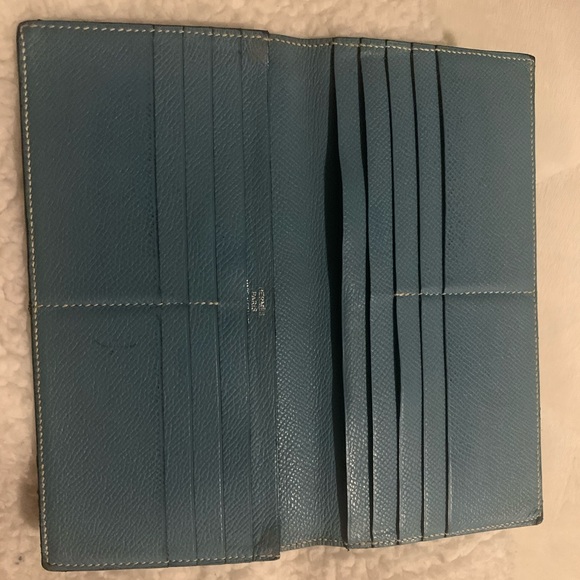 Hermes Bags Hermes Baby Blue Wallet Poshmark